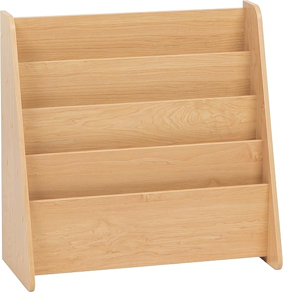 Amazon.com: IRIS USA MR-W Wide 4 Pocket Magazine Rack, Light Brown ...