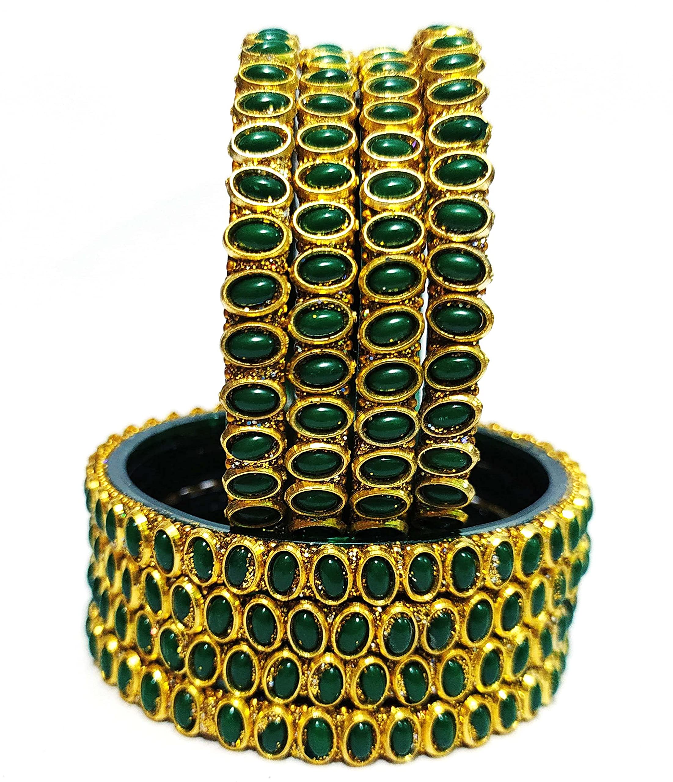 anda green glass bangle set of 8ps (green anda) (2-2) (B0BT1GPKV1) Amazon Price History, Amazon Price Tracker