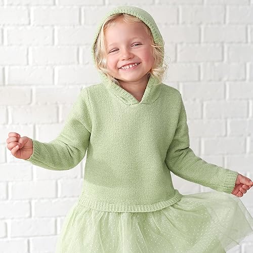 Miniatura 4 de Gerber Vestido tipo suéter para bebés y niñas pequeñas con falda de tul
