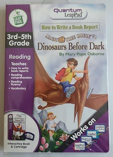 Quantum Pad Learning System Magic Tree House - Dinosaurs Before Dark Libro interactivo y cartucho