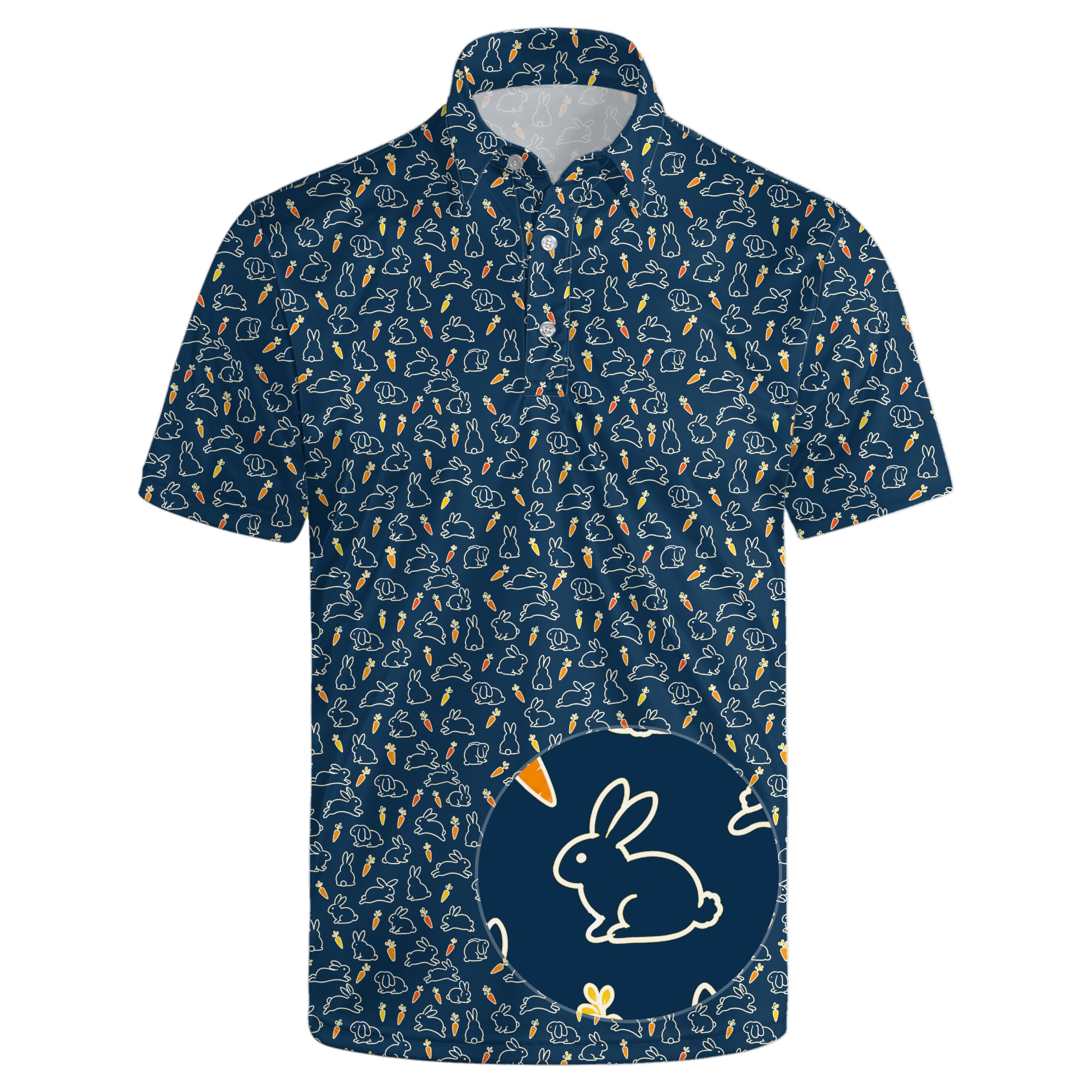 Men's Funny Golf Shirt Short Sleeve, Casual Polo Shirts for Men