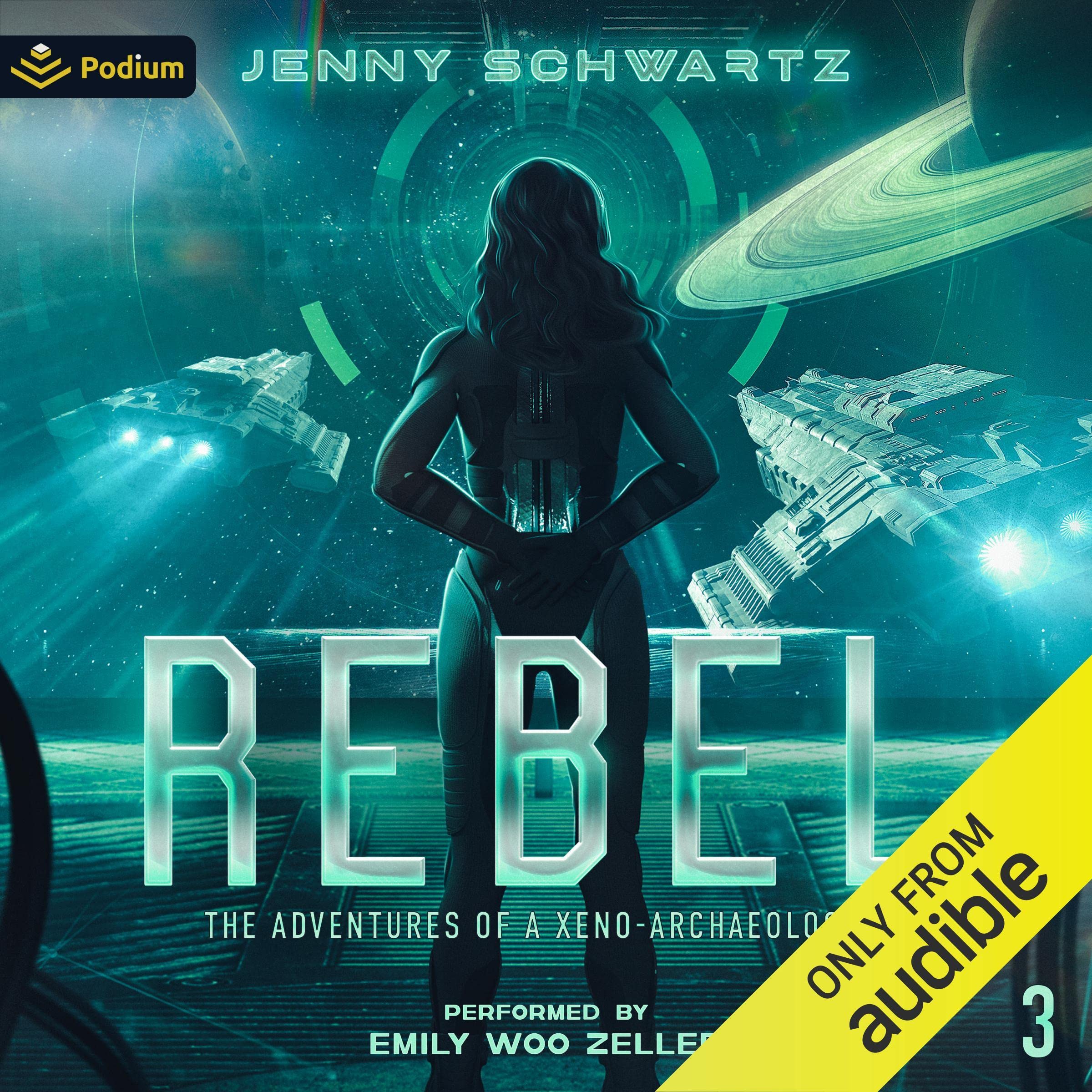 Cover art for Rebel: The Adventures of a Xeno-Archaeologist, Book 3