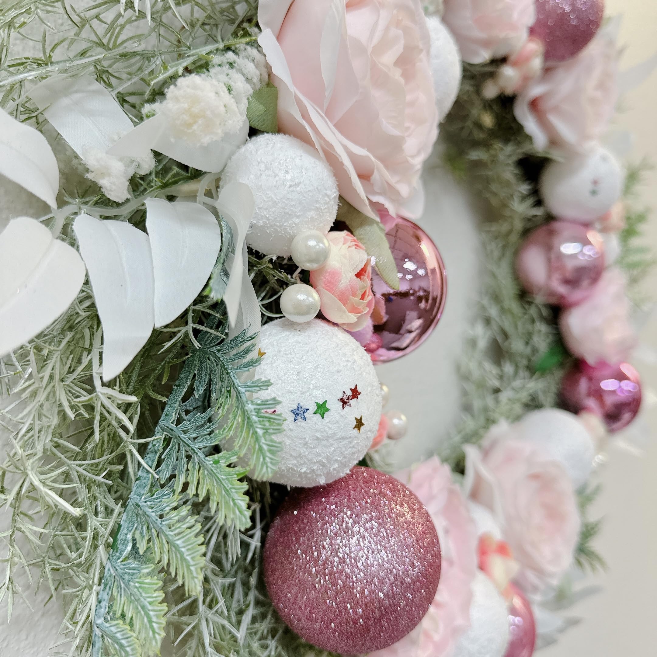 Couronne De Noël Pour Porte D'Entrée - Panier Tissé Couronnes D'Hiver