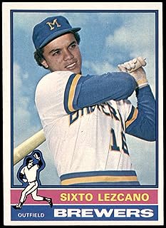 1976 Topps # 353 Sixto Lezcano Milwaukee Brewers (Baseball Card) EX/MT Brewers