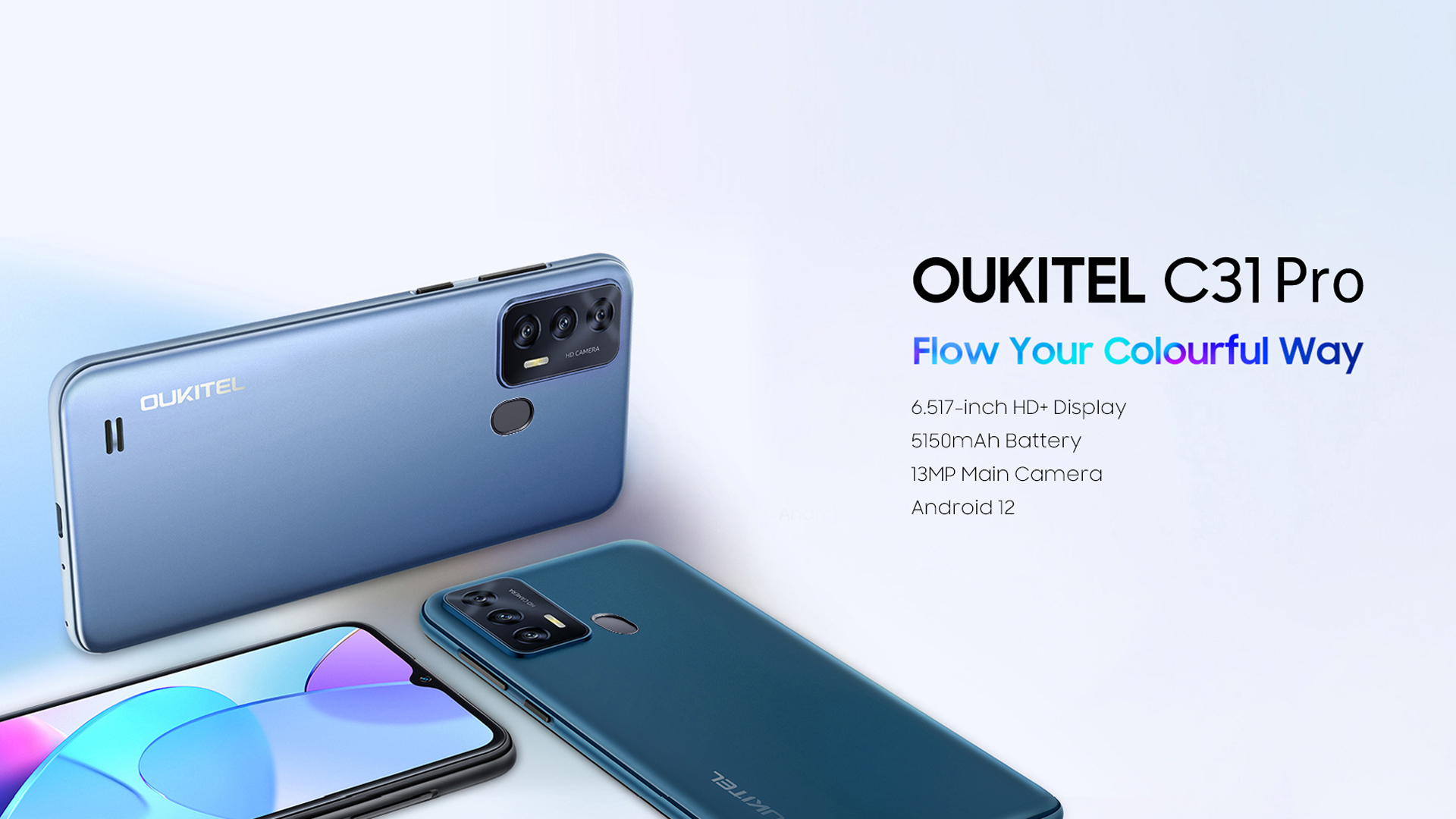 OUKITEL C36 256GB Smartphone Ohne Vertrag, Octa Core 24GB/256GB