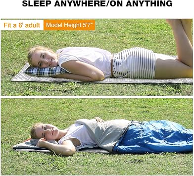 REDCAMP Foldable Foam Camping Pads for Sleeping, Waterproof Closed Cell Foam Camping Sleeping Pad - Ultra-Lightweight for Hiking & Backpacking, R-2.1 Insulated, Royal Blue/Grey/Green/Brown/Khaki