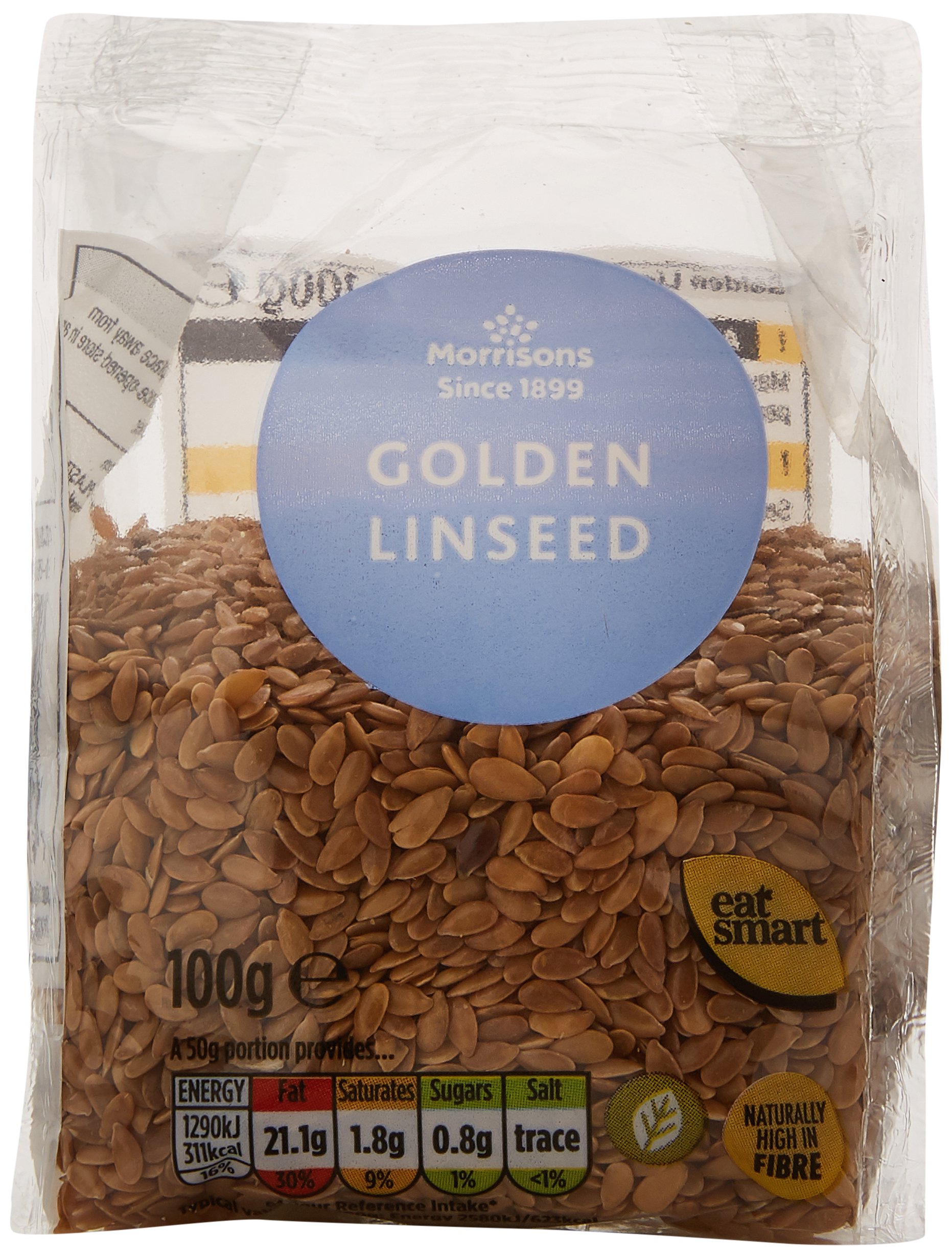 Morrisons Golden Linseed, 100 g, Pack of 14