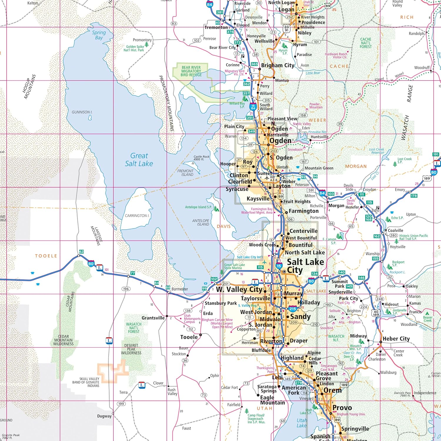 Rand McNally Easy to Read: Utah State Map - Image 4