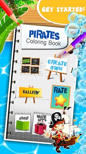 Pirates Coloring Book