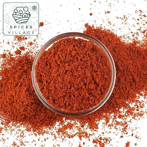 Miniatura 3 de Spices Village Chili rojo en polvo, pimientos rojos molidos medianos para cocinar, 8 onzas, certificado Kosher, condimento de chile indio, sin