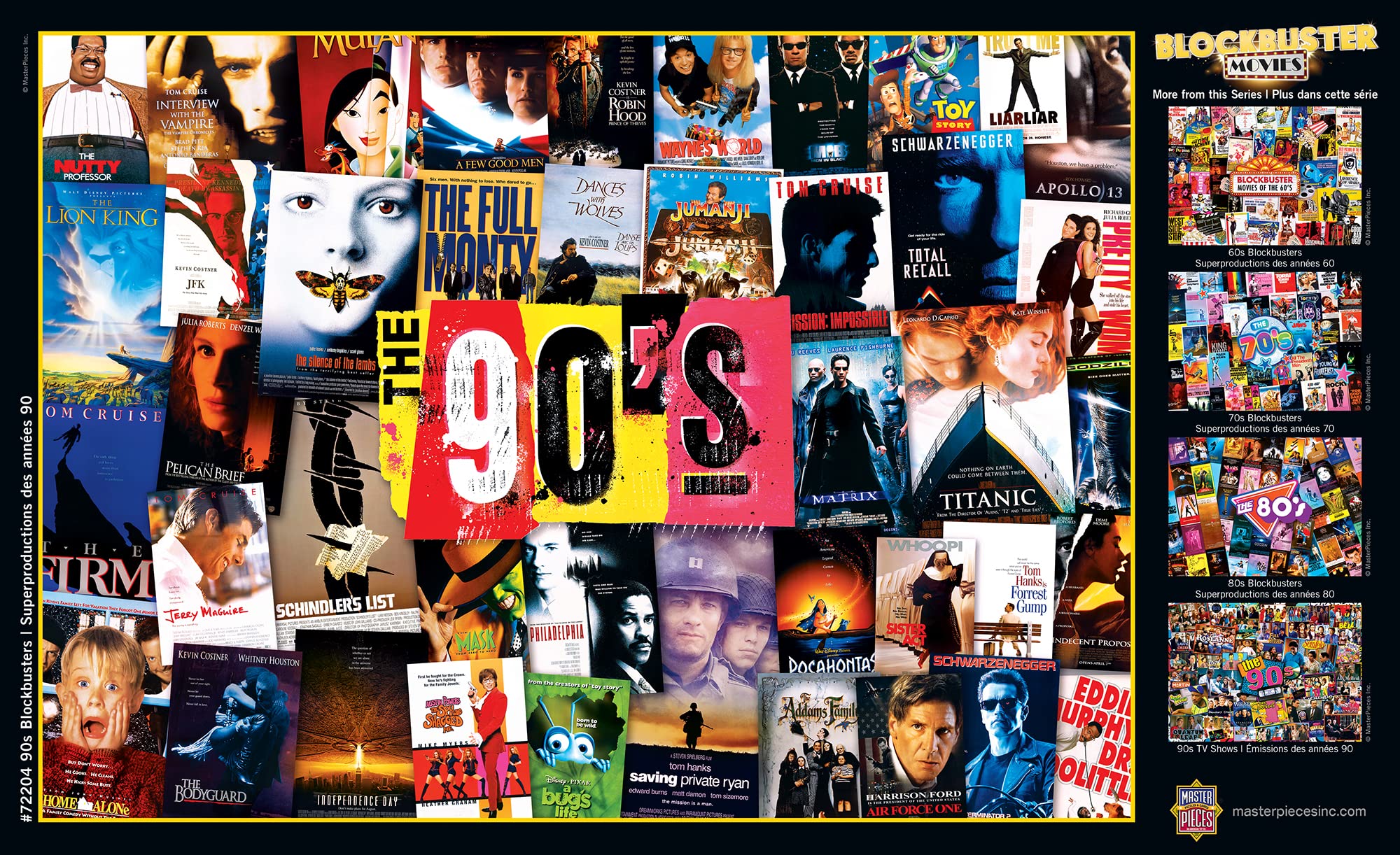 Amazon | Baby Fanatics 72204:大ヒット映画 - 90年代 1000ピース