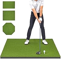 Vista 11 de GoSports Elite Golf Hitting Mat for Indoor and Outdoor Practice - Withstands About 150,000 Shots - Heavy-Duty Turf Driving Range Mats Works with
