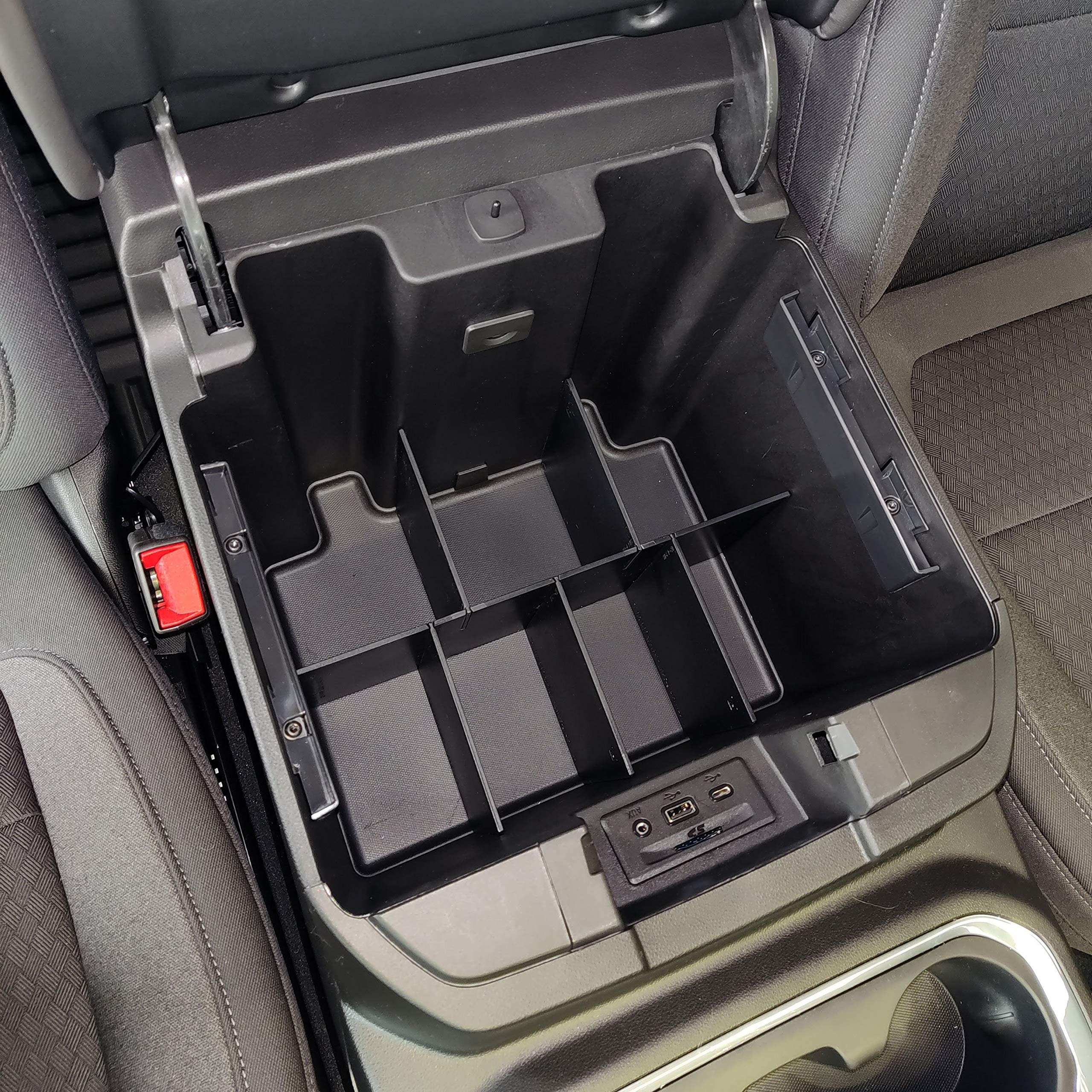 Vehicle OCD Center Console Divider and Tray Organizer for Chevy