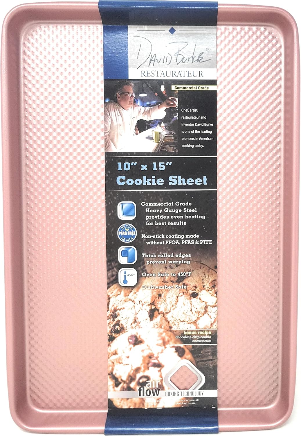 Rose Gold Baking Sheet - by David Burke Bakeware 15" x 10" Commercial Cookie Pan