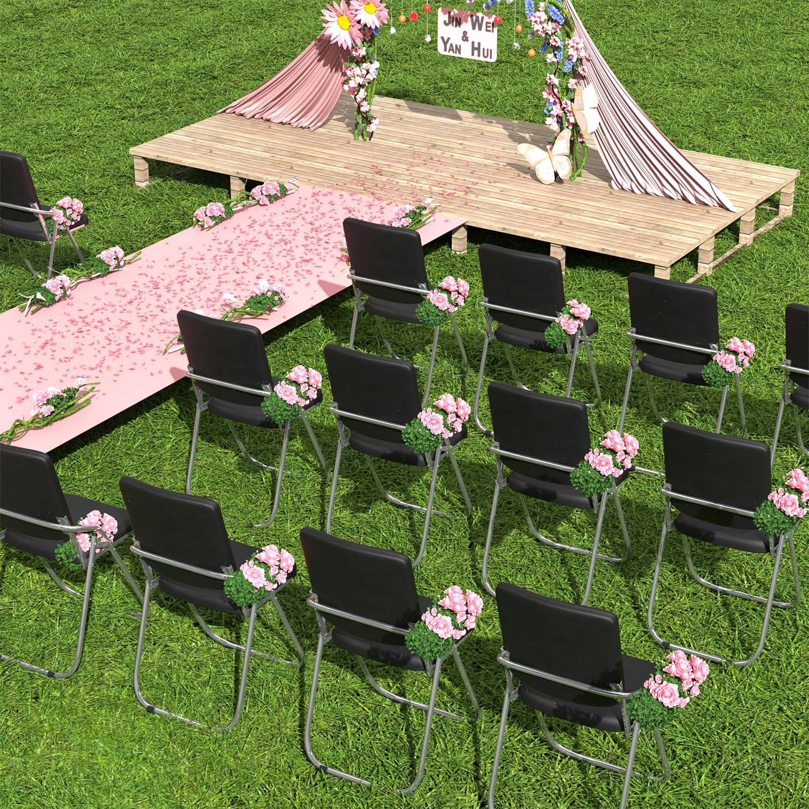 Silla Plegable de Metal Piel Sintética con Asiento y Respaldo Tapizado Sillón Sillas Plegables para el Hogar, al Aire Libre, Cocina, Oficina, Silla Plegable Acolchada, Negro, 1 Pieza