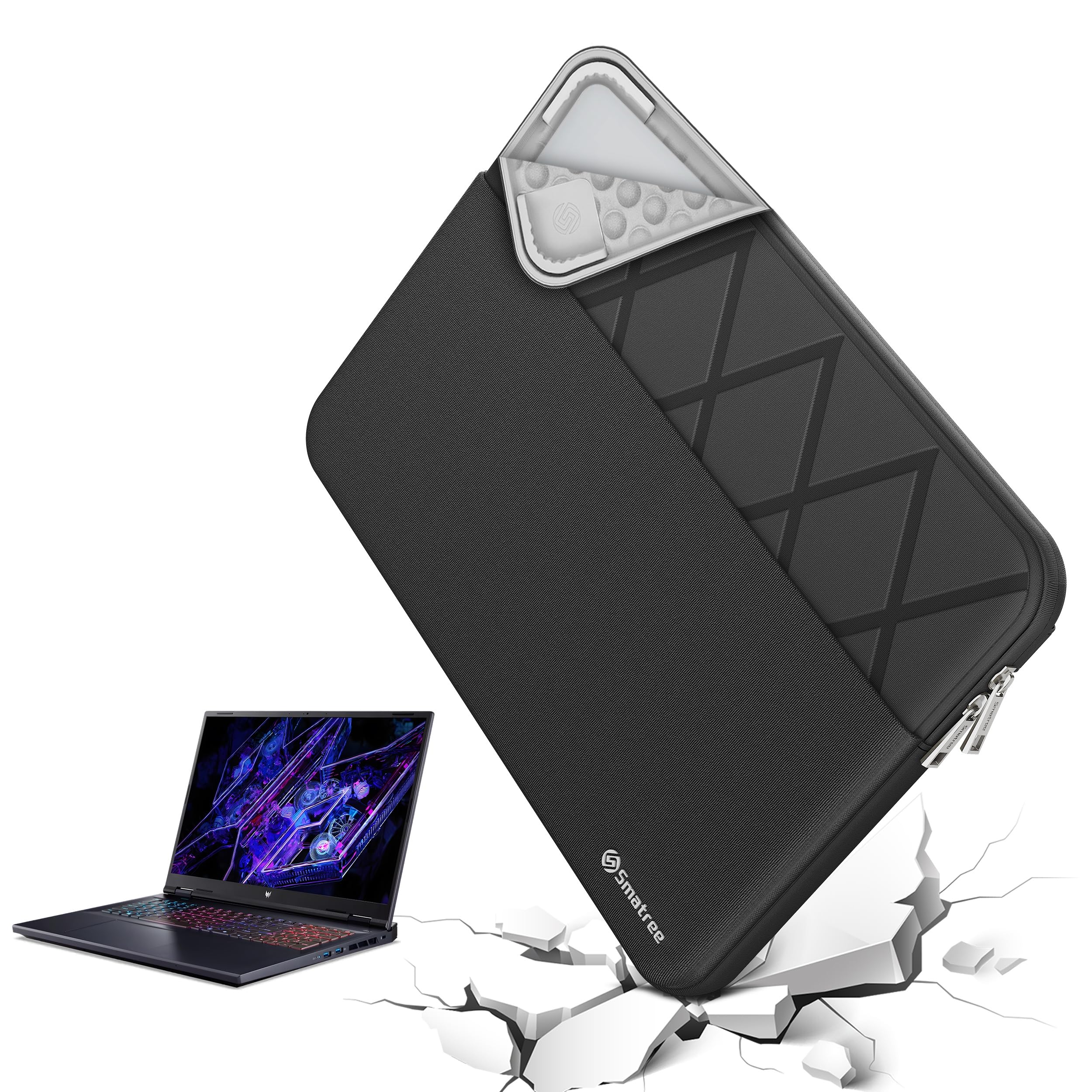 Smatree Elite Laptop Sleeve for 15.6inch DELL G15 Gaming Laptop/Acer Nitro