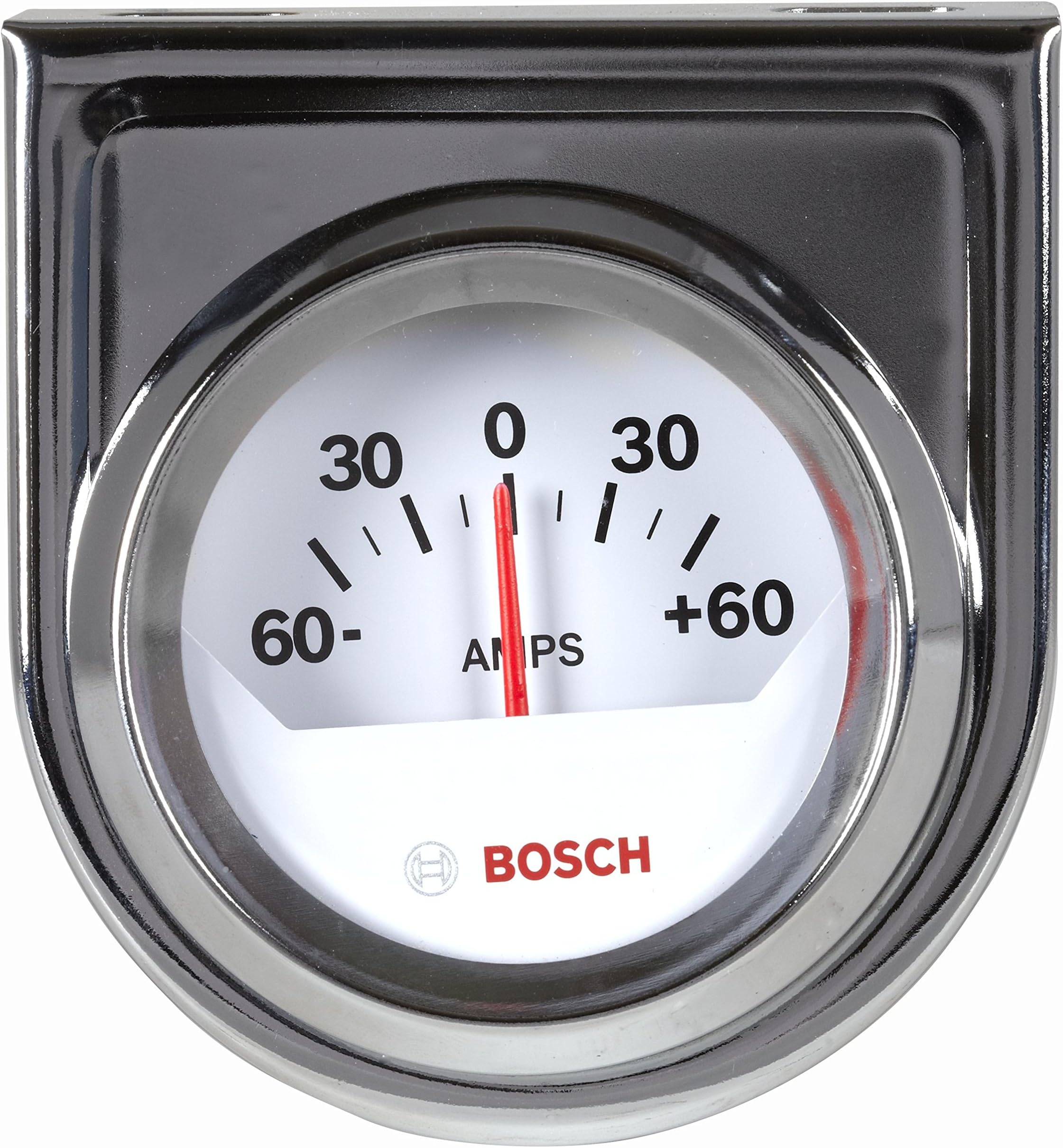 SP0F000058 Style Line 2" Ammeter Gauge (White Dial Face, Chrome Bezel)