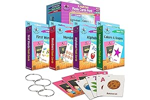 Star Right Words Learning Flash Cards for 2 Year Olds
