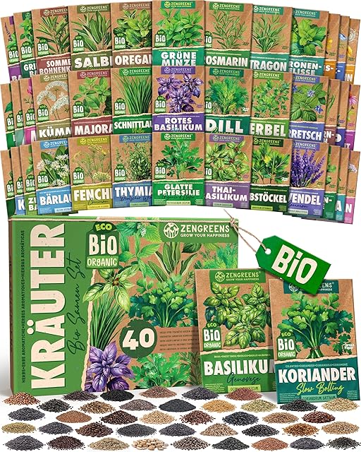 ZenGreens ZenGreens® Kräutersamen einfachen Hochbeet Pflanzensamen — Saatgut