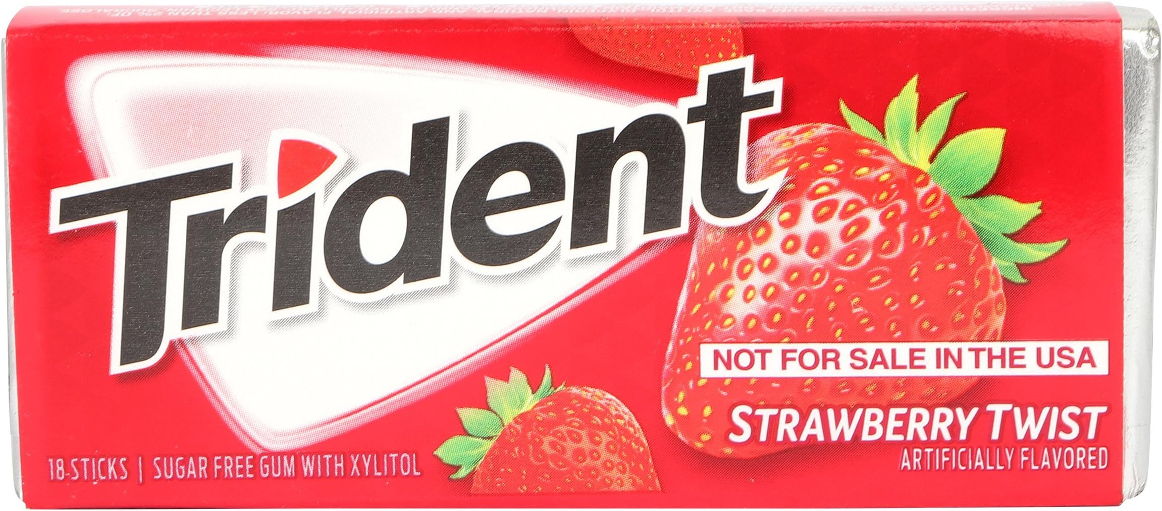 Trident Strawberry Chewing Gum