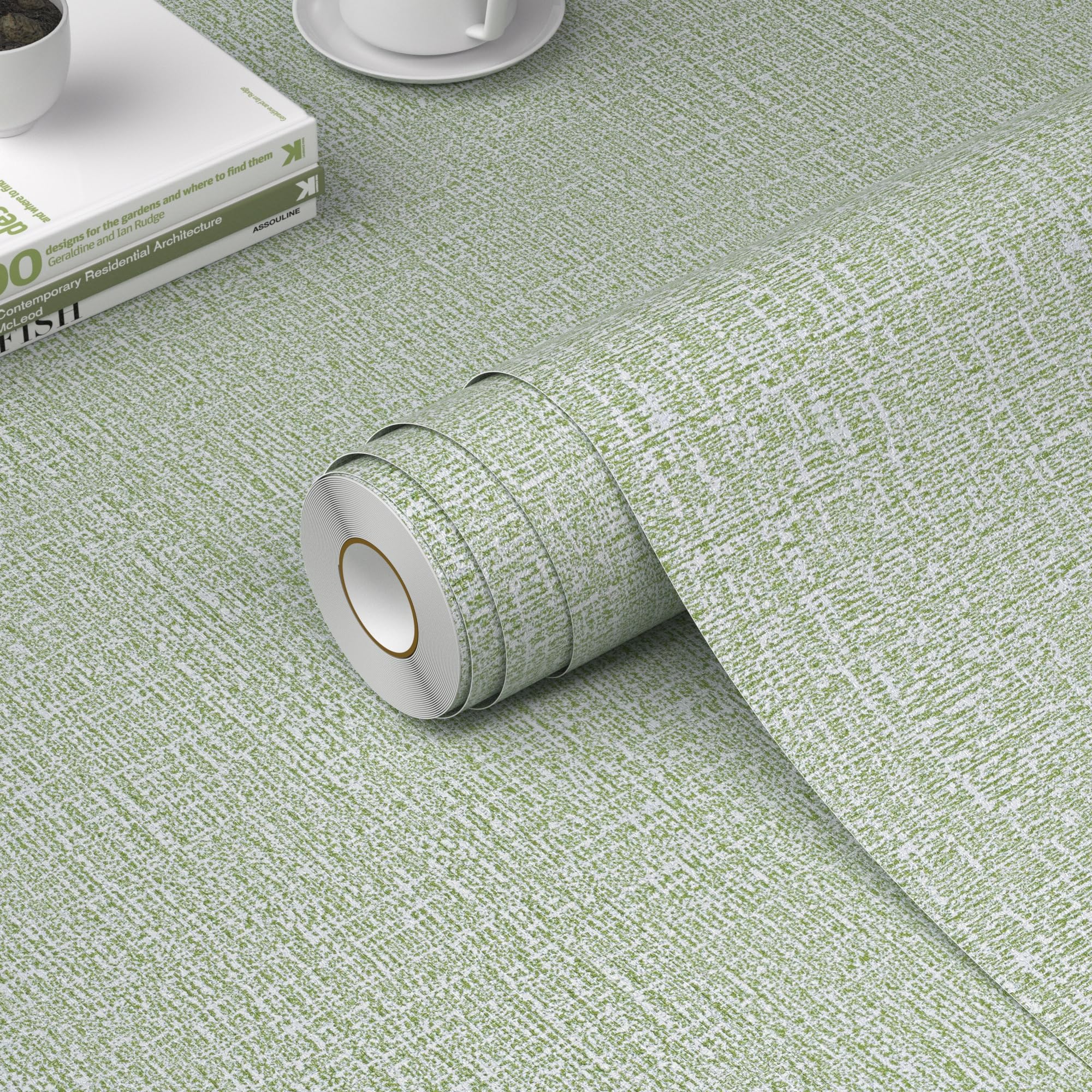 Papier peint autocollant effet tissu pour des finitions intérieures haut de gamme