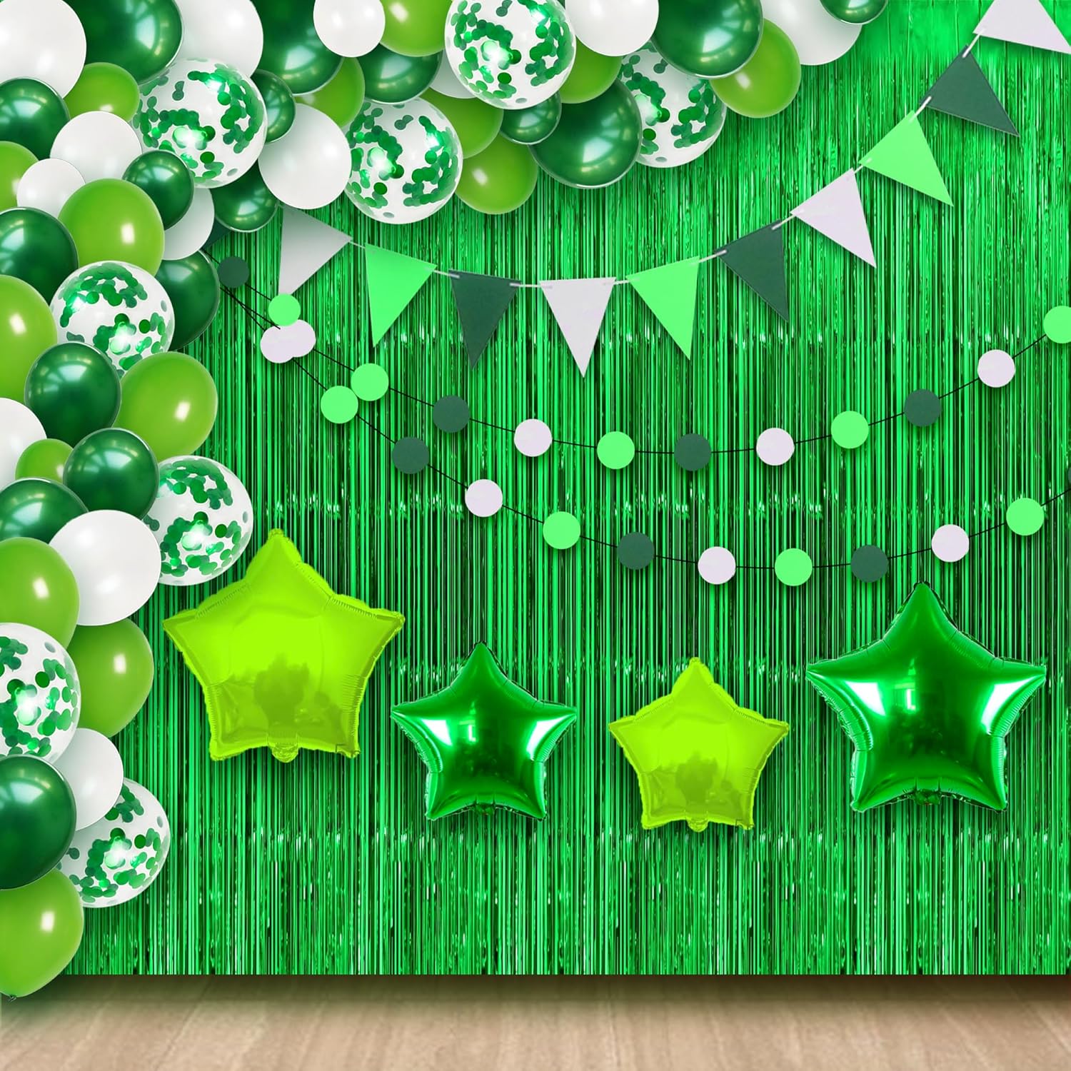 KatchOn, Green Graduation Decorations 2025 - Pack of 130 | Fiesta Themed Decor | Fiesta Party Decorations | Green Party Birthday Decor