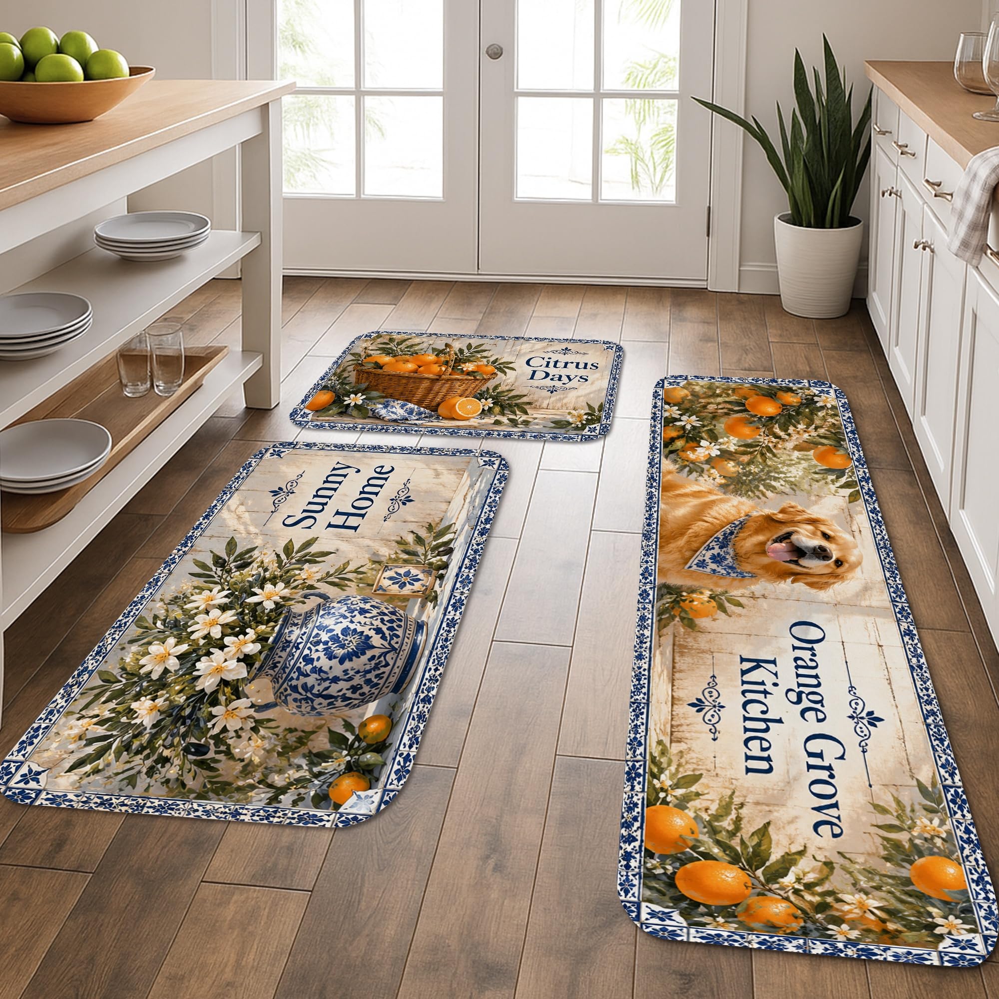 Tapis de cuisine confortable et lavable pour soulager le dos au sol