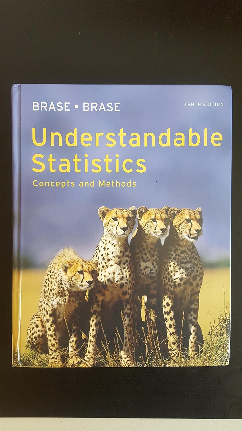 Understandable Statistics 10th (Tenth) Edition byBrase Brase Amazon
