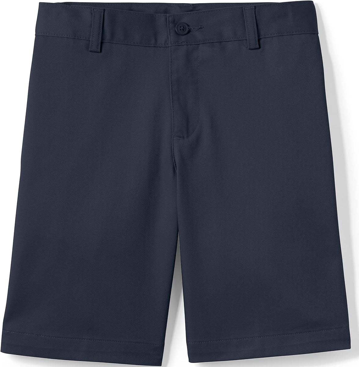 Lands' End School Uniform Boys Plain Front Blend Chino Shorts