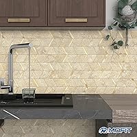 Vista 3 de MOFIT Protector contra salpicaduras despegar y pegar para cocina, Panel de pared 3D azulejo despegar y pegar autoadhesivo protector contra
