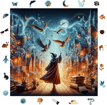 Ah ap Puzzle Yeti kin - B y c  - 353 Par a, 29 x 29 cm - Yap t r c  Folyo Dahil - Benzersiz  ekilli Par alar &  zel Fig rler - S1-06