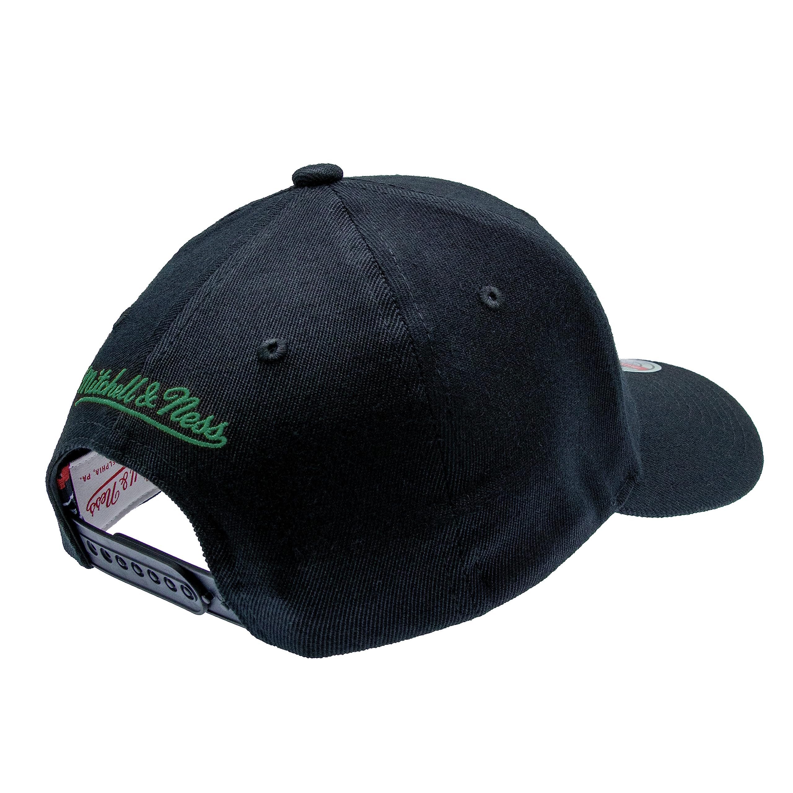 Mitchell & Ness NBA Team Logo High Crown Snapback, Black