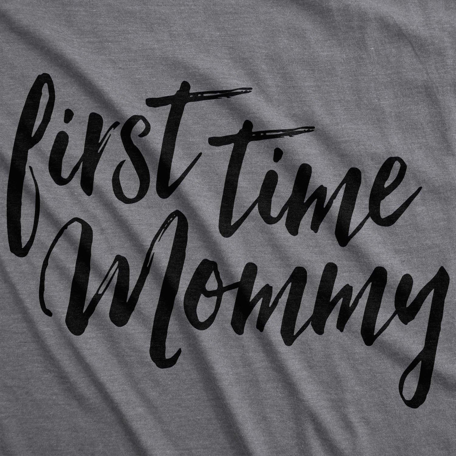 Maternity First Time Mommy Pregnancy T Shirt Cute Belly Bump Tee Mother to Be - Image 3