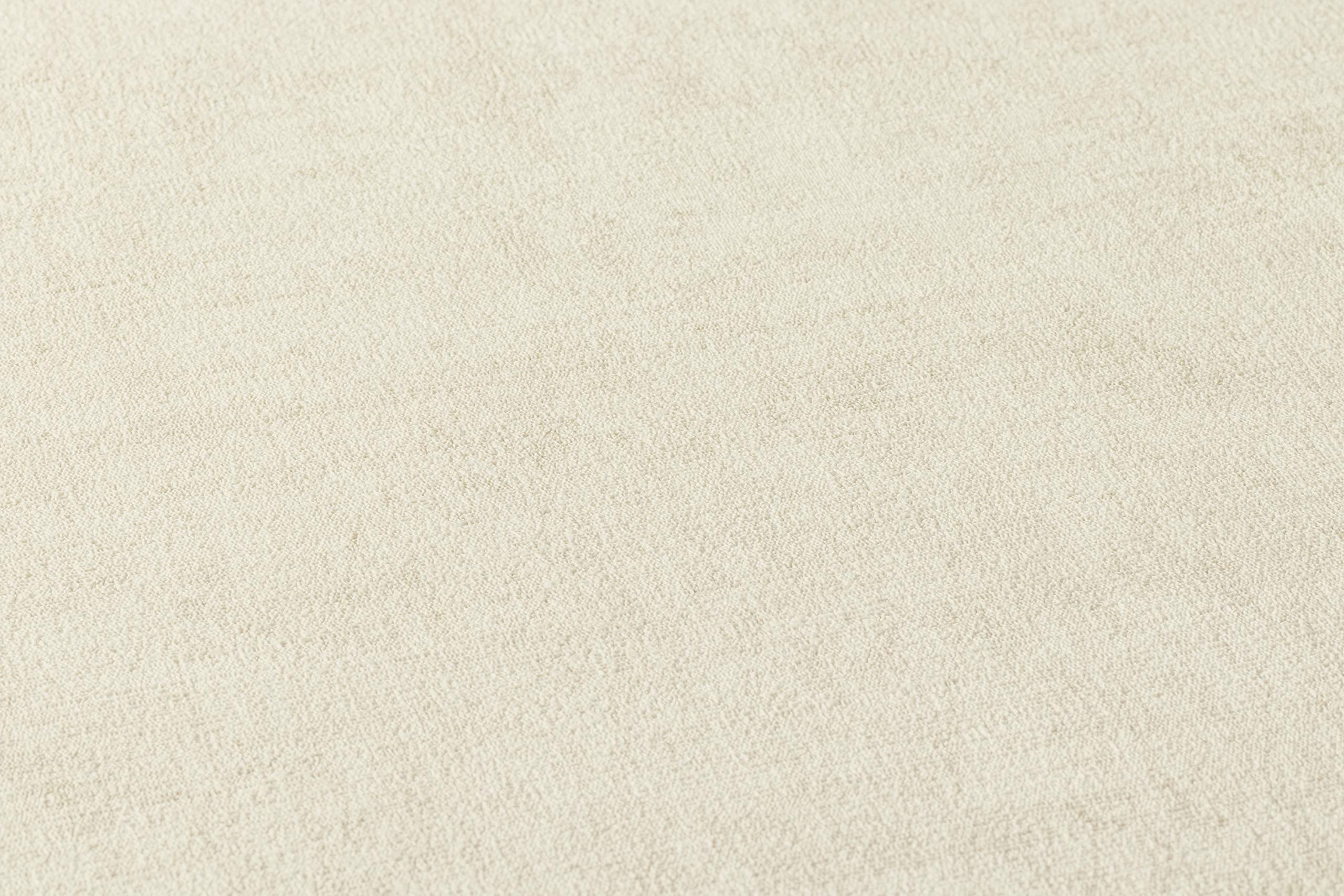 Livingwalls Plain Wallpaper Cosy & Relax New Walls A.S. Création Non-Woven Wallpaper 10.05 m x 0.53 m Creme Made in Germany 374234 37423-4 - Image 2