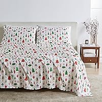 Vista 7 de 4-Piece Full Size Stripe Microfiber Sheet Set - Ultra-Soft, Brushed Bedding Sheets & Pillowcases - Wrinkle Free, Comfortable, All-Season Bed Sheets