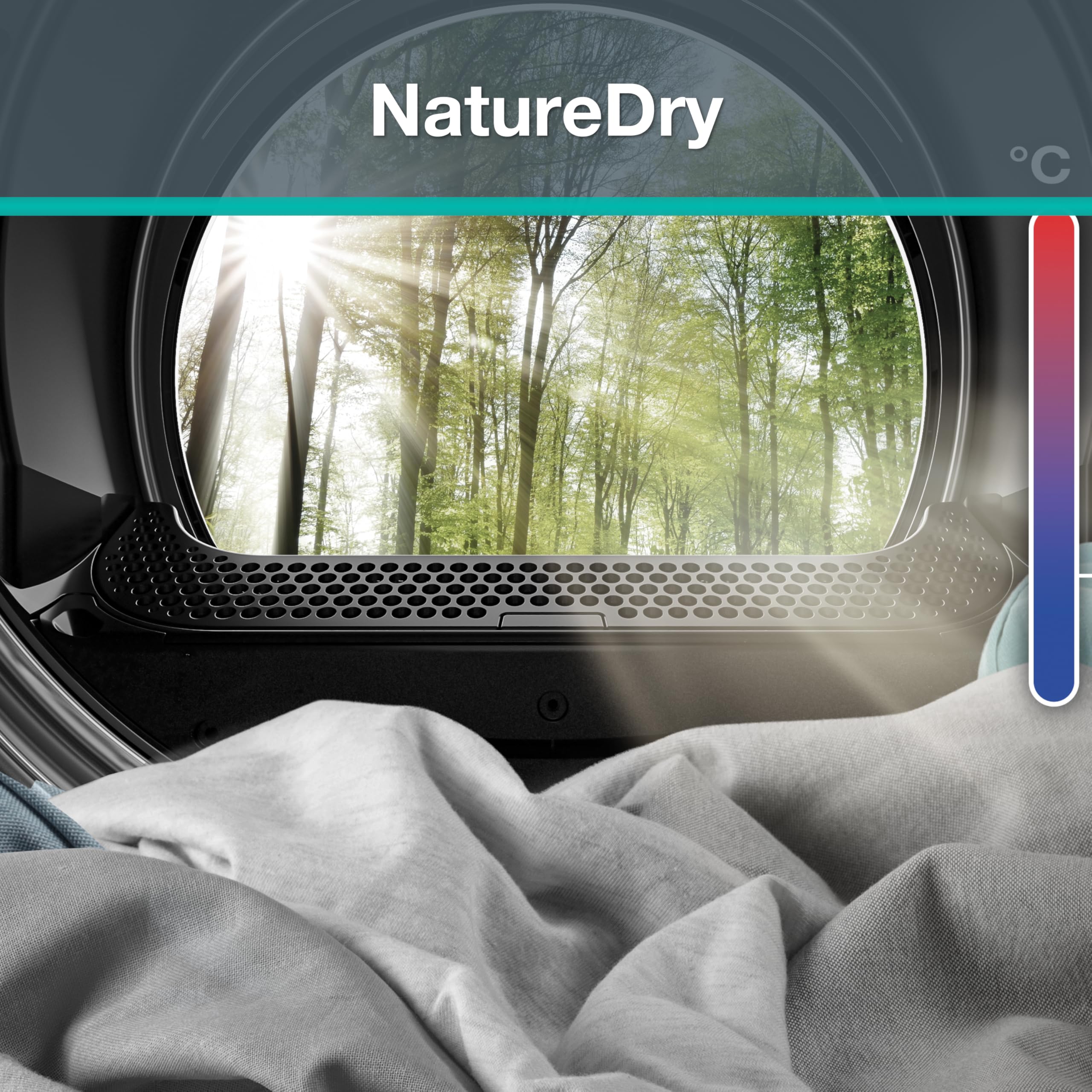 Gorenje D5G48D Trockner/Kondensation mit Wärmepumpe /8kg /15 Programme/ConnectLife/Made in EU/FastDry/TwinAir/Feuchtesensor/NatureDry/Anti-Allergie/Knitterschutz/EasyClean-Filter/EEK: D