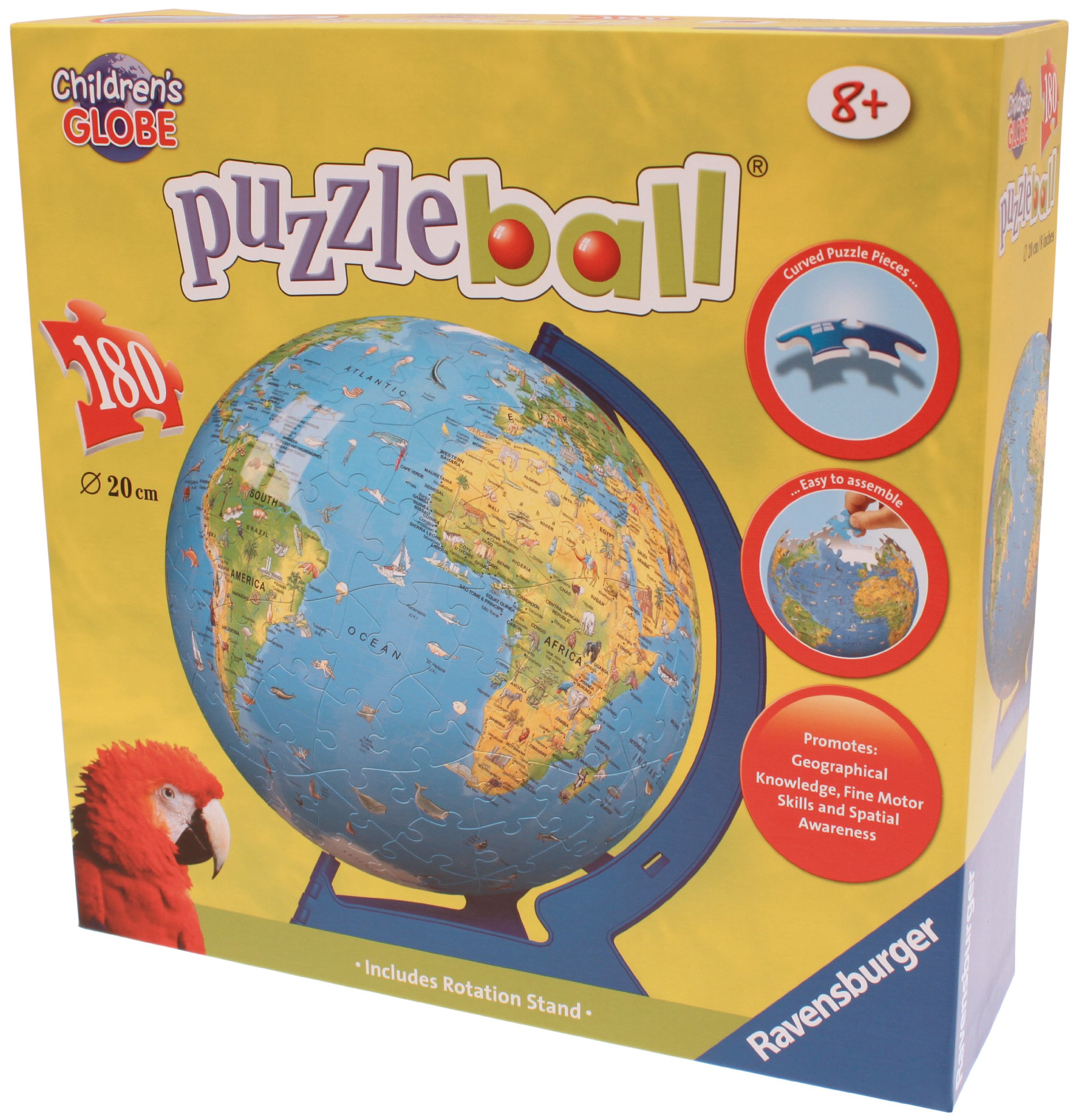 Ravensburger Puzzle Carte du Monde pour Enfants (180 pièces)