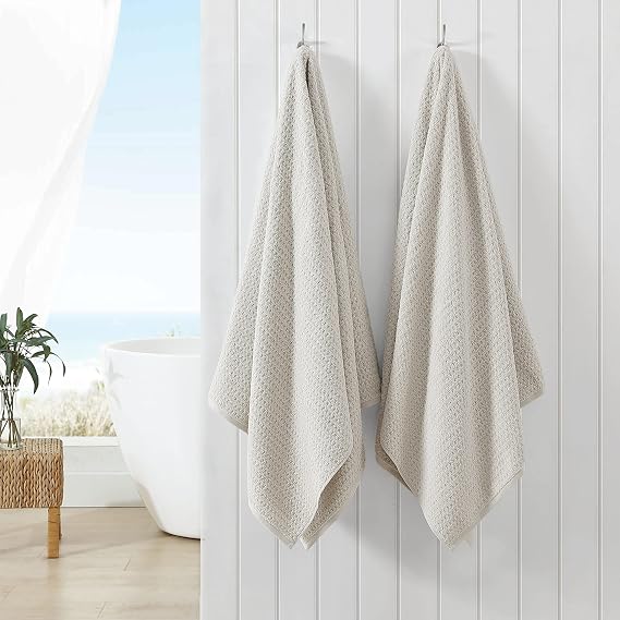 Tommy Bahama - Soft Cotton Bath Towel Set, 2 Pack Towels