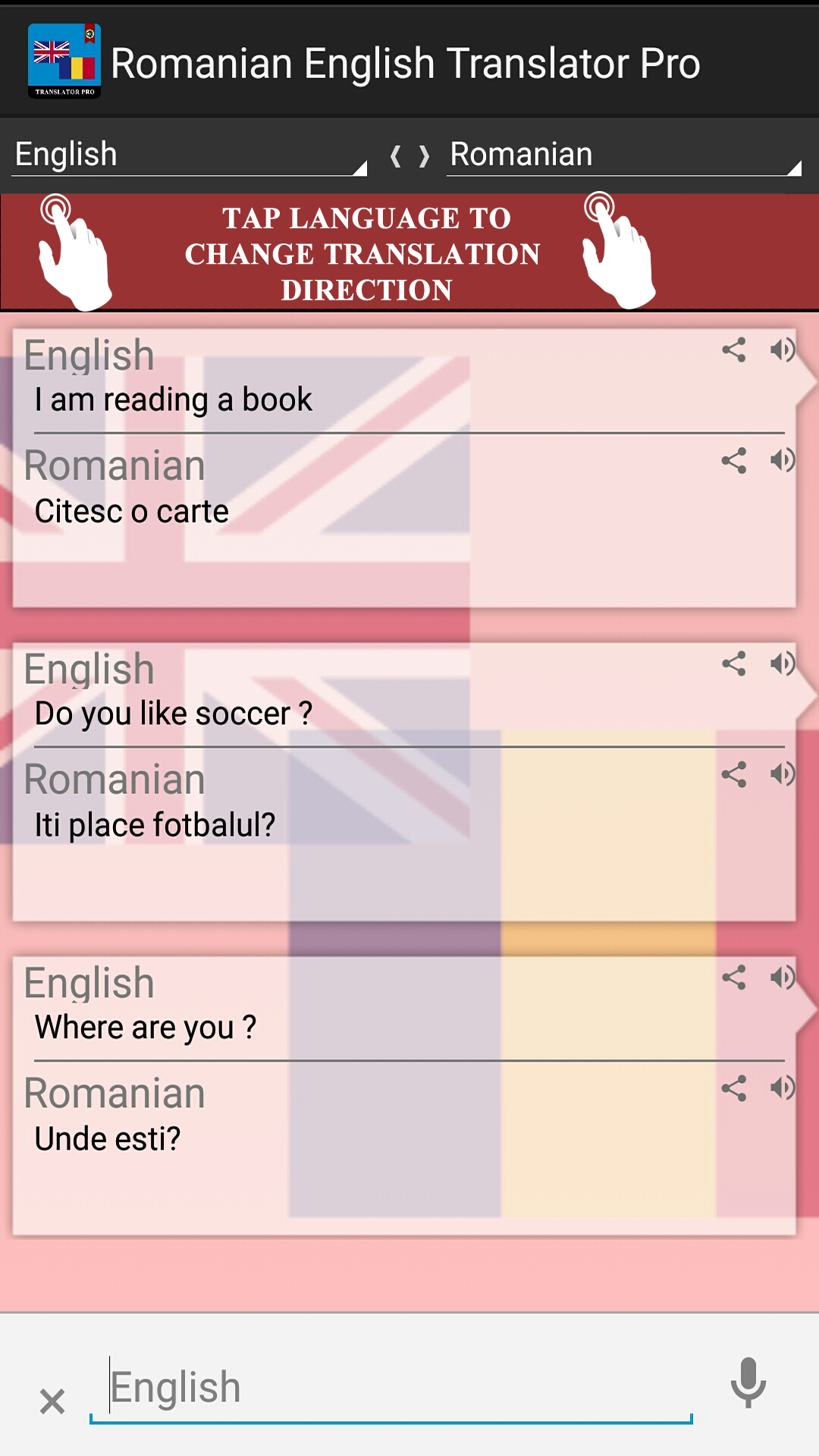 Romanian English Translator for Android