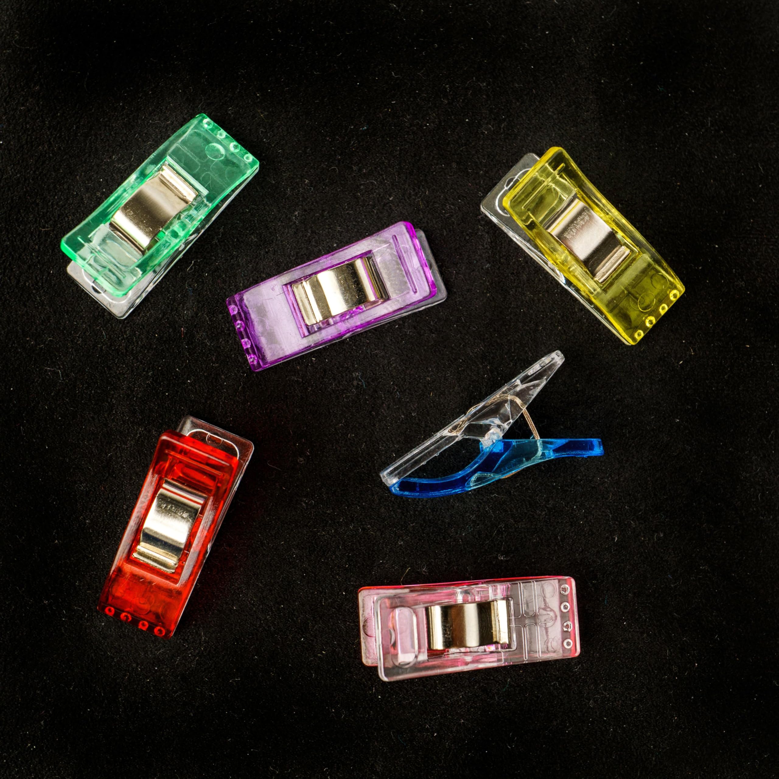 Clip da cucito, Mollette per stoffa, confezione da 30, accessori per macchina da cucire