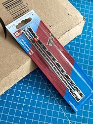 Anloximt Nadelmaß - Stricken Nadel Lineal Gauge - Nadelschablone Nadelstärke 2-10mm - Zoll Cm Herrscher Lehre Lineal Sewing Tools Größen - Nadel-Lehre Für Stricknadeln
