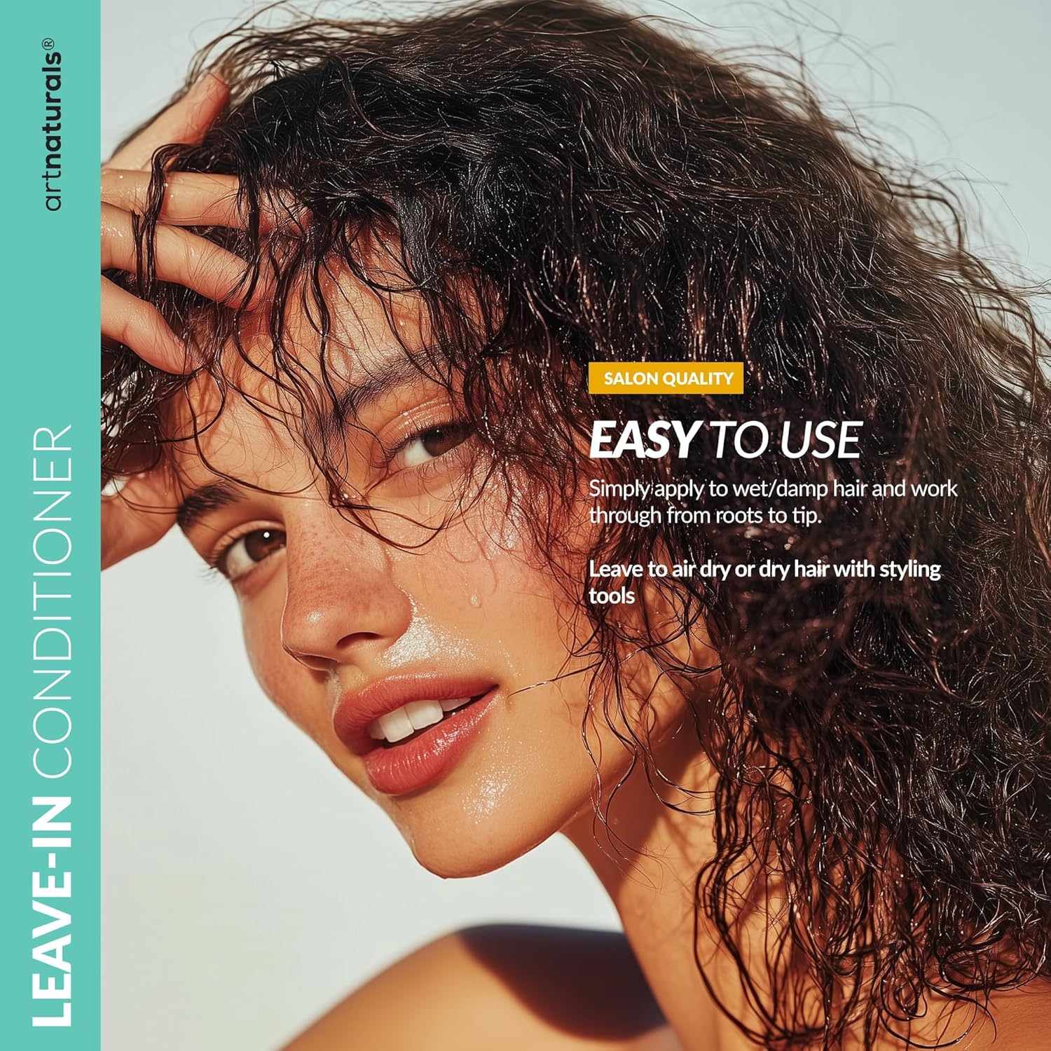 Artnaturals Rosemary & Castor Oil Leave-In Conditioner - (8 Fl Oz / 236ml) - Made with Organic and Natural Ingredients - for All Hair Types – Treatment for Damaged Hair (8 Fl Oz (Pack of 2)) - Image 5