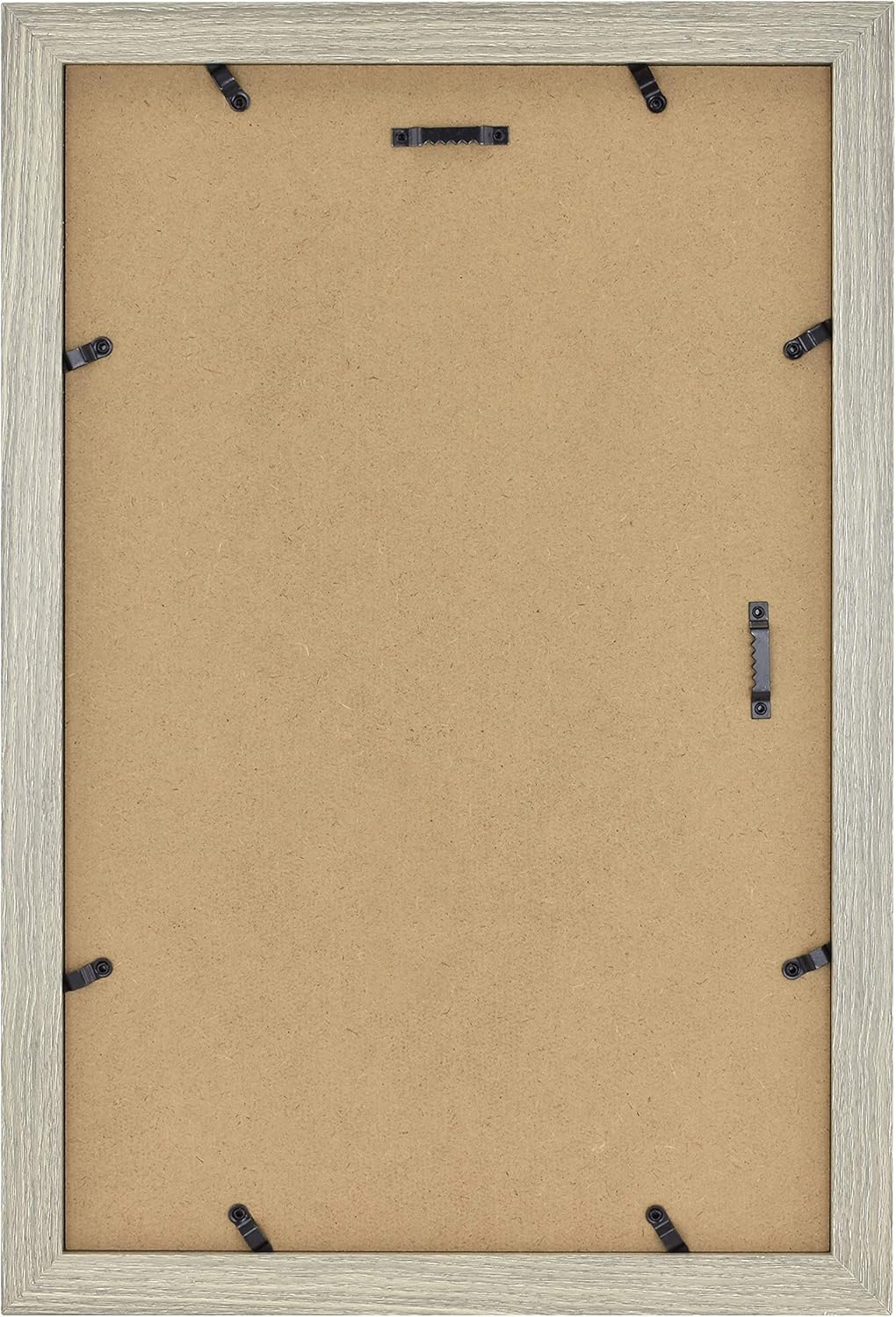 MCS Studio Gallery 11x17 Picture Frame Gray Woodgrain, Rectangle Photo Frame for Photos, Posters & Art Prints (2-Pack)