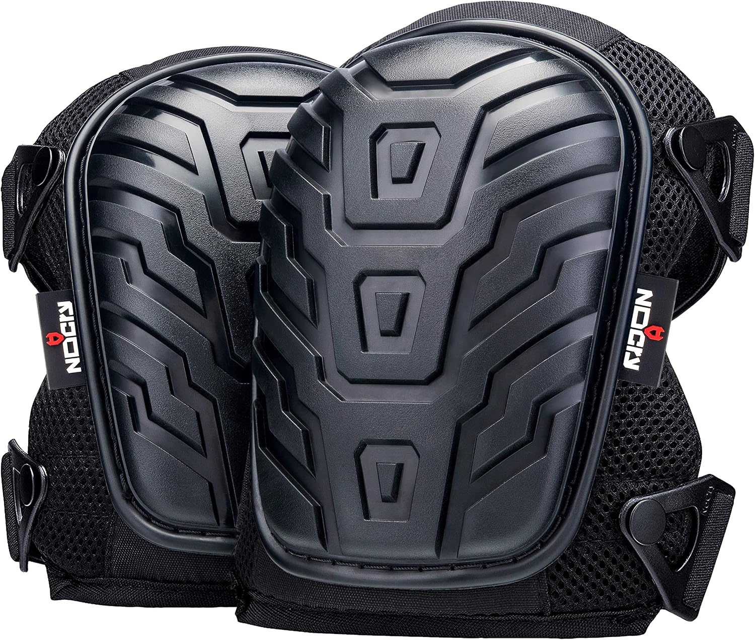 NoCry Professional Gardening Knee Pads with Extra Soft Foam, Gel Cushion, Heavy Duty Cap and Reinforced Straps & Safety Goggles Over Glasses with Extreme Impact Resistance - Anti-Scratch Goggles
