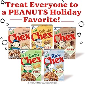 Rice Chex Gluten Free Breakfast Cereal, Homemade Chex Mix Ingredient, 12 oz
