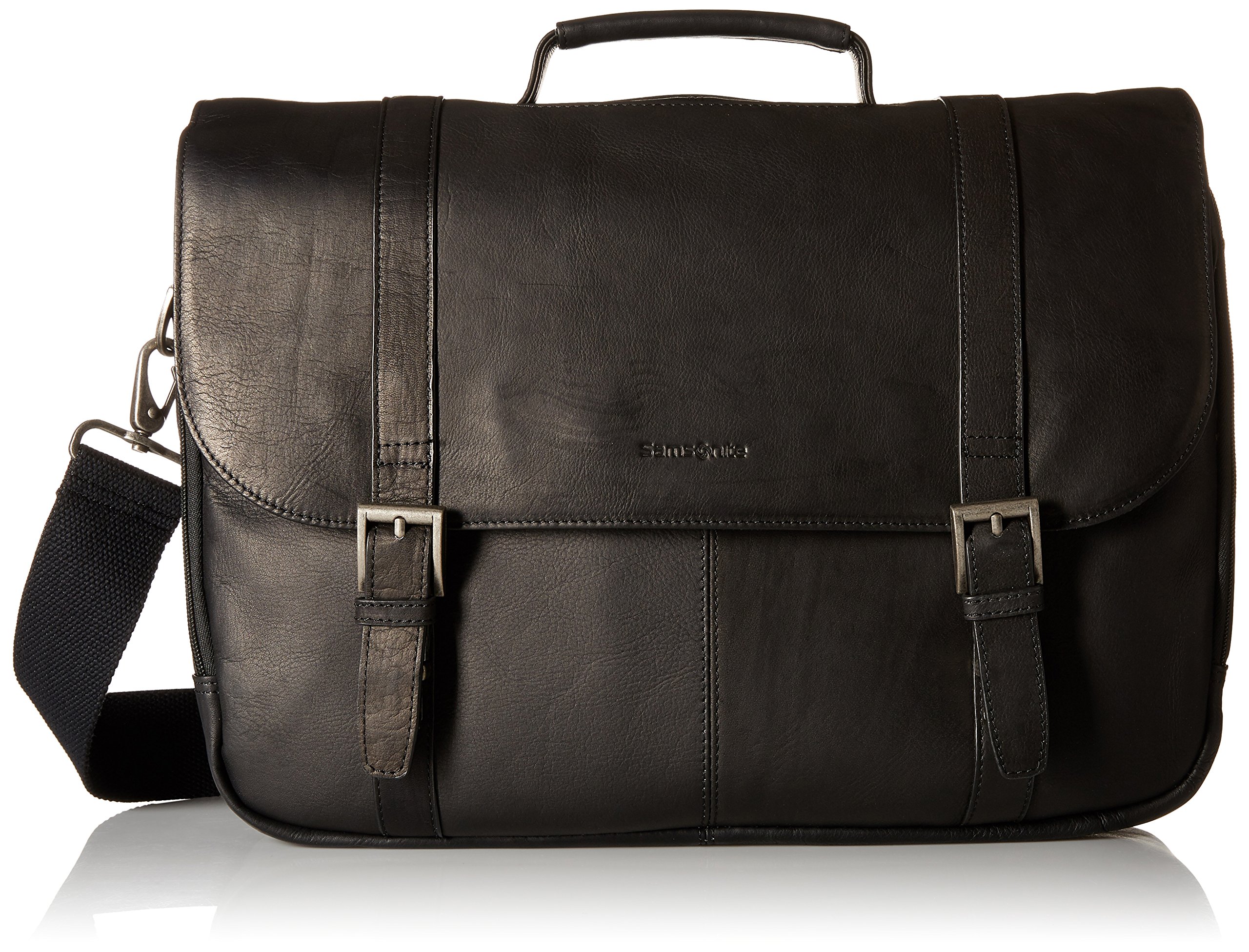 Buy Samsonite Colombian Leather FlapOver Messenger Bag Online at
