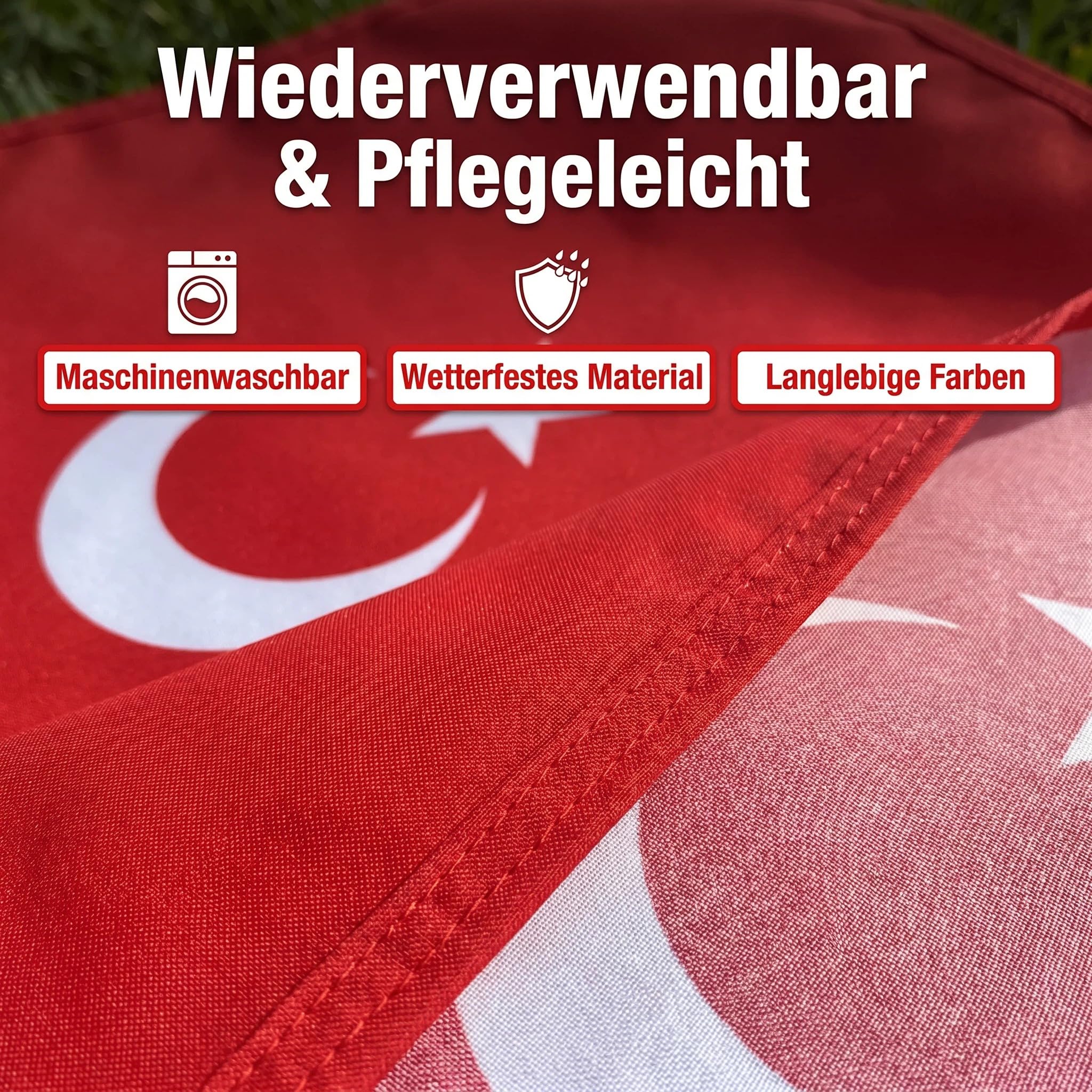 Türkei Flagge für Auto und 2 Spiegelfahne, Fanartikel Türkei mit Türkische Flagge Design,Türkei Flaggentag Fanartikel Auto, Bayrak Autospiegel Fahne, Überzieher Hülle für Motorhaube