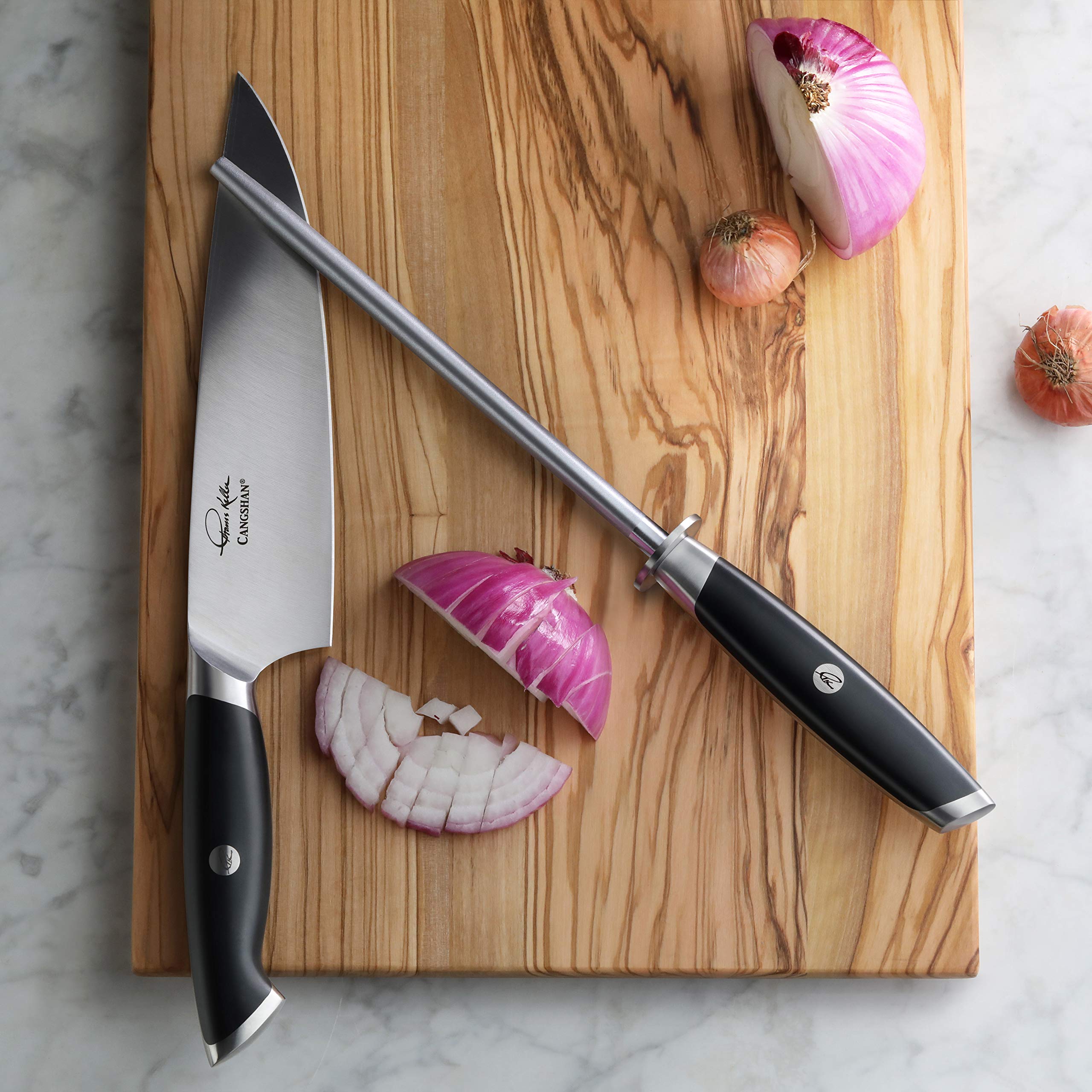 Cangshan 1024647 Thomas Keller Signature Collection Wetzstahl, 20 cm