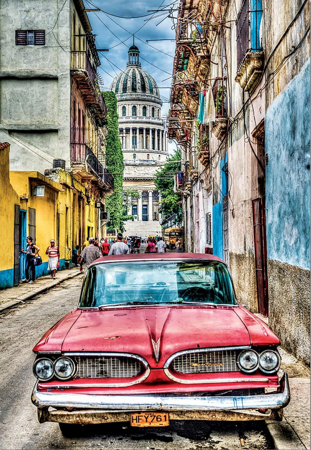 Educa 1000 Vintage car in Old Havana Puzzle