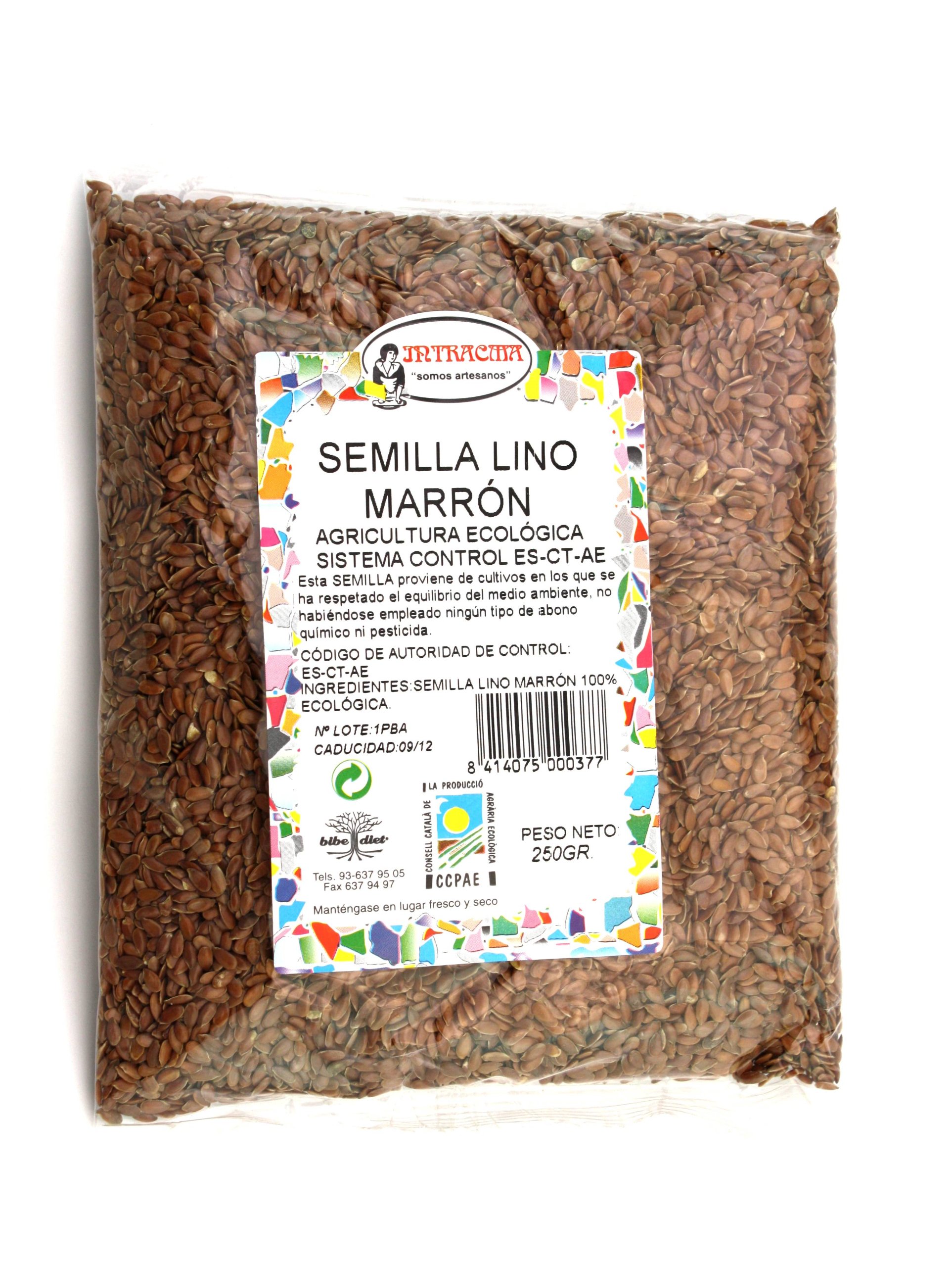 SEMILLAS DE LINO MARRON 250gr.